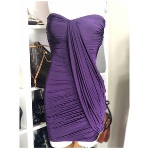 Purple bebe dress